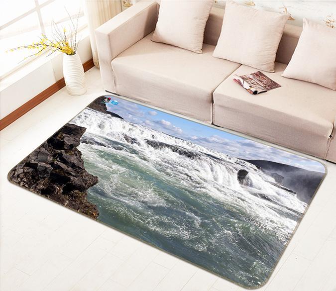 3D Pentium River 204 Non Slip Rug Mat