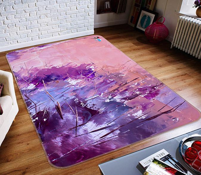 3D Oil Painting 186 Non Slip Rug Mat